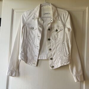 GAP Vintage White Denim Jacket